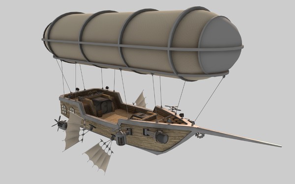 maya airship scarletts pride - Airship Scarletts Pride by Cr8g